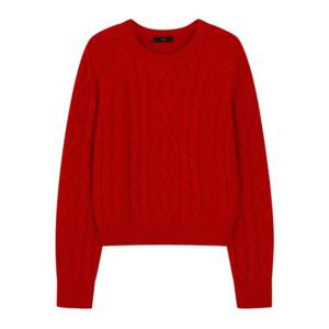 [르샵]u2f16kpo110라운드넥 두꺼운 꽈배기 니트 풀오버