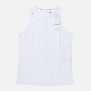 [데상트] 여성 베이직 기능성 슬리브리스 화이트 SP222TST42