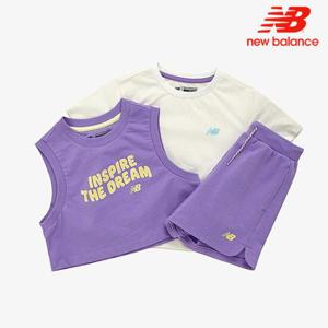 [뉴발란스]뉴발란스 키즈 NBgC 반팔 조끼 3PCS 세트 NK9YE2805G-