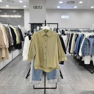 [ab.f.z]AFZ2HB01/여름 시원한 칠부 소매 블라우스