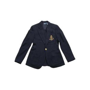 폴로 랄프로렌 crest embellished blazer 211910133