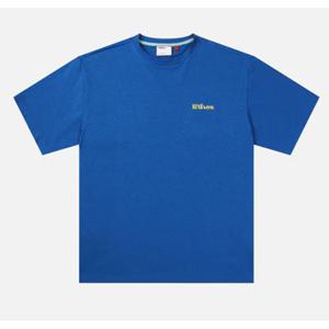 윌슨 퓨어드라이 테니스 드로잉 티셔츠 UNI B1 W251003TTS32 BLU LMT WHT