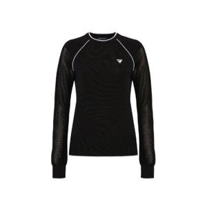 와이드앵글골프긴팔티 KQJ WWM25K53Z1 CO 레글런 소매 스카시 스웨터 L (Black)