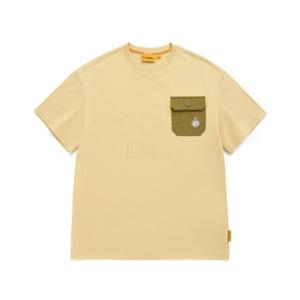 내셔널지오그래픽 키즈 K232UTS920 백그래픽 포켓반팔티 BUTTER