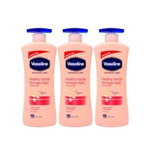 바세린 인텐시브케어 헬씨 핸드앤스트롱거 네일로션(600ml)-3개 보습로션 네일로션 핸드크림