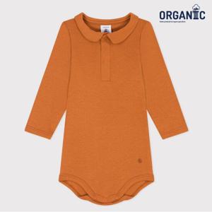 [쁘띠바또] 베이비 오가닉 셔츠 바디수트 (NTF41NB12F_BB)