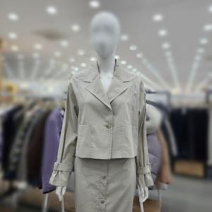 [플라스틱아일랜드]싱글 숏 트렌치형 자켓 PP2WJ363