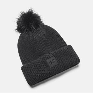 언더아머모자 RQD 1373098-001 Women UA Halftime Ribbed Pom Be