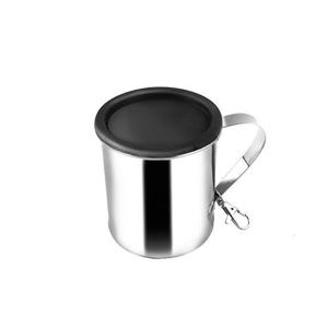 키친아트 스텐 뚜껑형 등산컵 300ml 식당 양치 등산컵