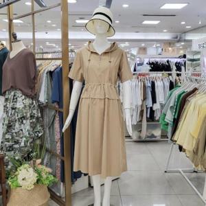 스테파니 DP01 반집업 스트링 후드 원피스 A24SO4216