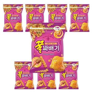 꿀꽈배기 대용량 300g 8봉지 1박스 대용량과자