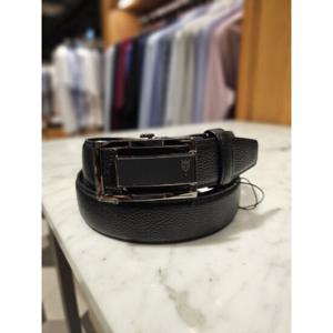 [포체벨트 블랙] FOFBE1-206BK  천연소가죽 자동벨트 [폭3점3CM  길이128CM 43인치용]