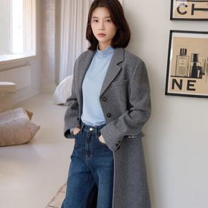 [올리브데올리브]울혼방 클래식 롱 단직 코트 (OW4WHA51)