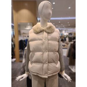 [포커스]퍼카라 엠보 패딩 조끼 (FW4J3VT3142)
