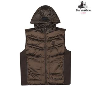 [블랙앤화이트] 겨울 스윙 헤비 다운 베스트 1014GXWN_BROWN