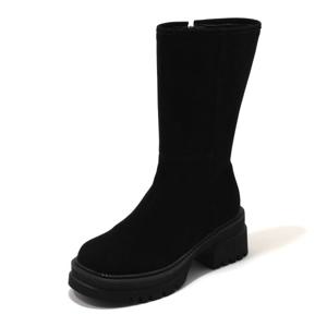 [세라]C24F400 미들부츠 블랙 6CM