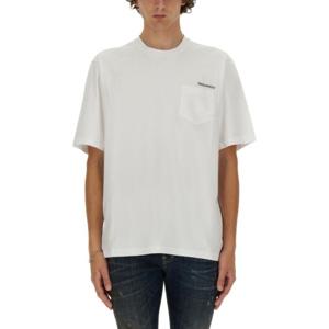 디스퀘어드2 반팔 티셔츠 S74GD1348 WHITE