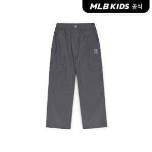 [택가89,000원][MLB키즈]베이직 아웃도어 나일론 카고 스트레이트 팬츠 NY (Charcoal Grey)7AWPB0351-50CGS