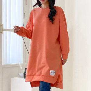 [아이우먼] 라운더리롱박스라벨티 ILK461M501 빅사이즈