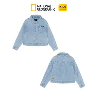 [내셔널지오그래픽키즈] 키즈 여아 크롭 데님 점퍼  K251GJP020