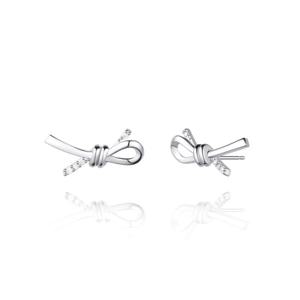 [스톤헨지]Love Knot 실버 큐빅 귀걸이 SA24C52T