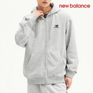 [뉴발란스] 후드집업 /B14- NBMDE11013 AC / UNI 에센셜 스몰로고 후드집업 (SEMI OVER FIT)