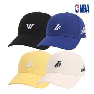 NBA 남녀공용 팀 로고 스몰 자수 하드볼캡 모자 N255AP454P