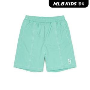 [MLB키즈 공식] 25SS 스티치 포인트 나일론 5부 팬츠 BOS (D.Mint) 7ASMB0253-43