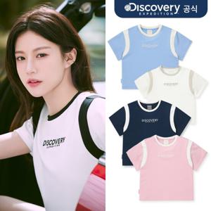 [디스커버리] 여성 애슬레저 크롭 반팔 5종 택1   DWTR46041-SET
