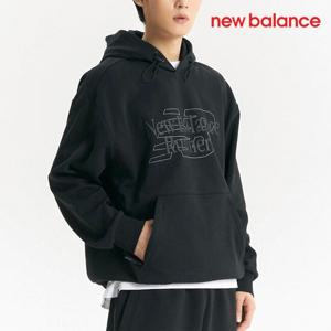 [뉴발란스] 후드티 /B25- NBN0E12333 19 / UNI 러닝에센셜 후드티 (OVER FIT)