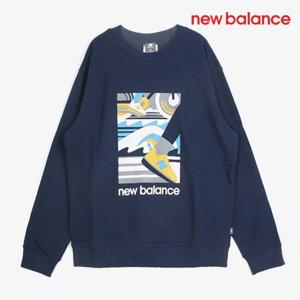 [뉴발란스] 티셔츠 /B27- NBNCECS041 59 / MT43572 UNI 트라이애슬론 그래픽 맨투맨 (SEMI-OVER FIT)