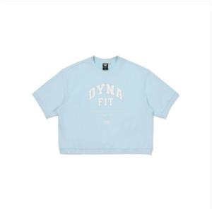다이나핏 여성 PEEPS (핍스) 기능성 오버핏 라운드 반팔 티셔츠 YWM23245B2