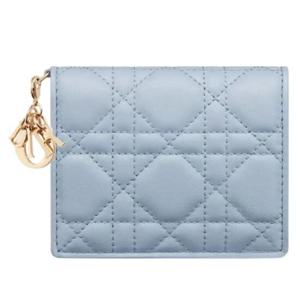 디올 Lady Dior Gardenia 미니 지갑 S0178ONMJ_M23B