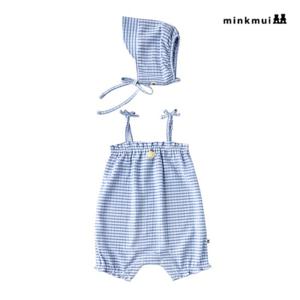 [밍크뮤]BL 체크모찌SET우주복 35370-675-04 [백일/돌/출산선물