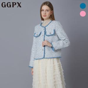 [지지피엑스]컬러 믹스 프린지 펄 트위드 자켓 (GP2JK006F)