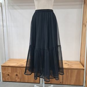 [레코브]밑단주름샤스커트SB31E4SK520XBK