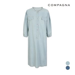 [꼼빠니아]단추7부데님원피스_CACU4-WDO900