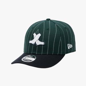 뉴에라모자 CQK 14457302 MLB 시카고 화이트삭스 아리하라 미유키 핀 스트라이프 로우 프로파일 벨크로 스냅백 다크 그린
