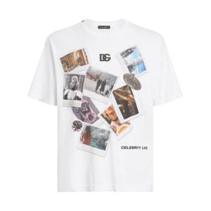 돌체앤가바나 반팔 티셔츠 G8PN9T G7O4RW0800 White