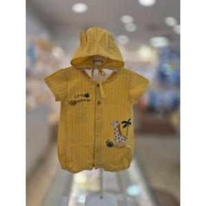 아가방 세이브존03 아가방 옐로우 라비 기린 반팔 우주복(모자) AG01S327503A