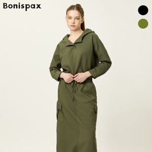 [보니스팍스] 데일리 아노락 후드 앤 카고 스커트 투피스 (XP2OP038M0)