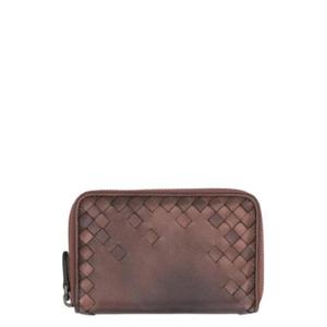 BOTTEGA VENETA 인트레치아토 지퍼 어라운드 레더 지갑 1769732