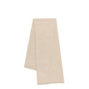 BRUNELLO CUCINELLI 로고 라벨 캐시미어 실크 머플러 1931403