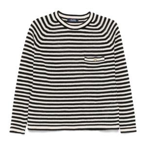에스막스마라 블랙 크루넥 체스트 포켓 스웨터 19361073600 021