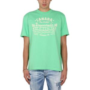 디스퀘어드2 반팔 티셔츠 S74GD1185 S22427603 GREEN