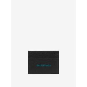 발렌시아가 로고 프린팅 레더 카드 지갑 1949248