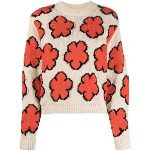 겐조 보크 플라워 인타르시아 니트 스웨터 FD52PU3573CI