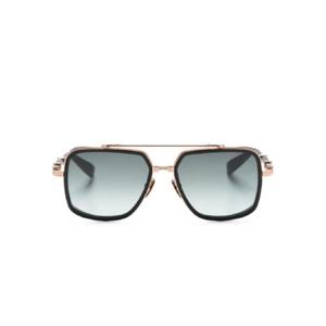 Balmain Eyewear BPS 108E 인그레이빙 로고 스퀘어 프레임 선글라스 BPS108E58