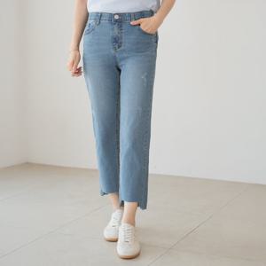 엄마옷 마담4060 언발컷팅데님팬츠 여성바지 -ZPN2504069-