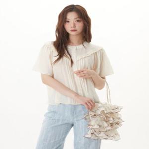 [플라스틱아일랜드] 프릴 핀턱 블라우스 PR2WB507
